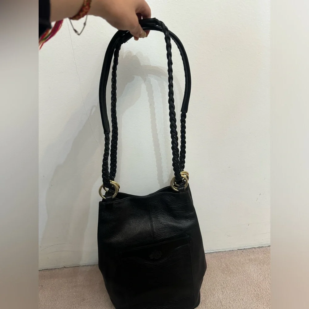 Vintage black leather bag - Picture 10 of 10
